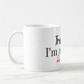 私を、私あります(ほとんど)医者のマグが信頼して下さい コーヒーマグカップ (左)