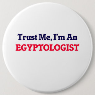 私を、私ありますEgyptologistが信頼して下さい 缶バッジ