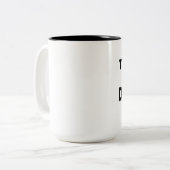 私を、私ありますMug博士が信頼して下さい ツートーンマグカップ (正面左)