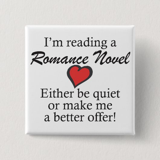 "私を、私読んでいます"ボタンを妨げないで下さい 缶バッジ (正面)