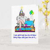 私を…誕生日かんで下さい カード (黄色い花)