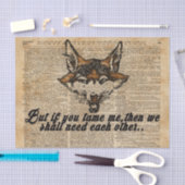 私を-辞書の芸術飼いならして下さい 薄葉紙 (クラフト)