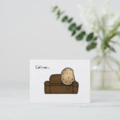 私を…電話して下さい(おもしろいなカウチ・ポテト族) コーリングカード (スタンド正面)