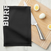 私を、IちょうどBurpeed許して下さい キッチンタオル (四つ折り)