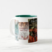 私を、I&apos開けて下さい; mはあなたのの赤いガーター、…雪が降ります ツートーンマグカップ (正面左)