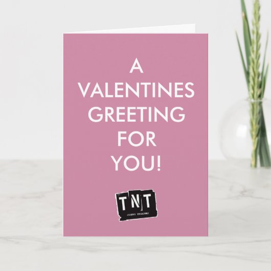 私を"Oops買って下さい! 私はバレンタインデーカードを"忘れました! シーズンカード (正面)