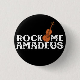 私をAmadeusのクラシカルなロック・ミュージックの眼識ボタン揺すって下さい 缶バッジ