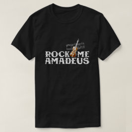 私をAmadeus 80sのレトロの大衆文化のグラフィック揺すって下さい Tシャツ