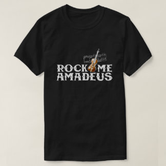 私をAmadeus 80sのレトロの大衆文化のグラフィック揺すって下さい Tシャツ