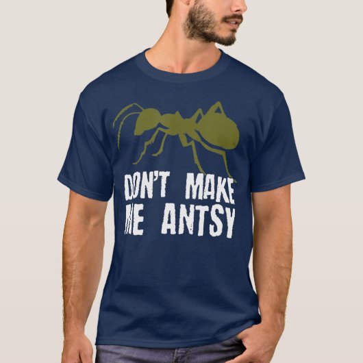 私をAnsyバグおもしろいハンターAnt Punにしない Tシャツ (正面)