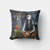 私をBoHoのジプシーの占い師の大きい枕覚えて下さい クッション (正面)