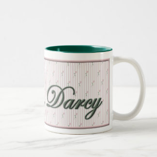 私をDarcy Mug夫人と電話して下さい ツートーンマグカップ