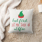 私をElfieのクリスマスを取ることを許可して下さい クッション (ブランケット)