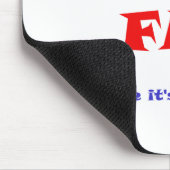 私をFATと呼ぶのは悪いことだ マウスパッド (コーナー)