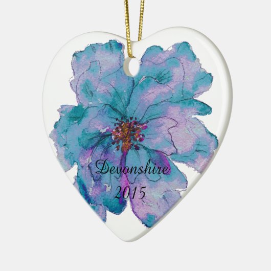 私をGracieの壮大なクリスマス絵を描いて下さい セラミックオーナメント (左)