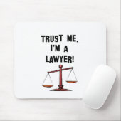 私をIm弁護士信頼して下さい マウスパッド (マウス)