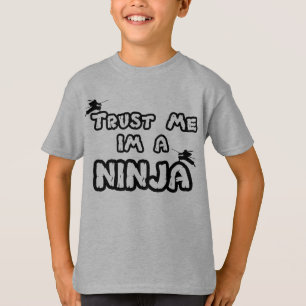 私をim忍者のトレーナー信頼して下さい tシャツ