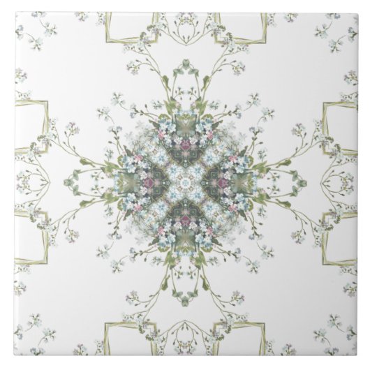 私をnotsの万華鏡のように千変万化するパターンパターン忘れて下さい タイル (正面)