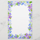 私をNotsの花柄の文房具忘れて下さい 便箋 (正面)