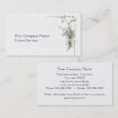 私をnotsの葬儀の名刺忘れて下さい 名刺 (正面/裏面)