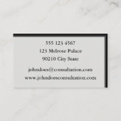 私をNots |の名刺|の3D効果忘れて下さい 名刺 (裏面)