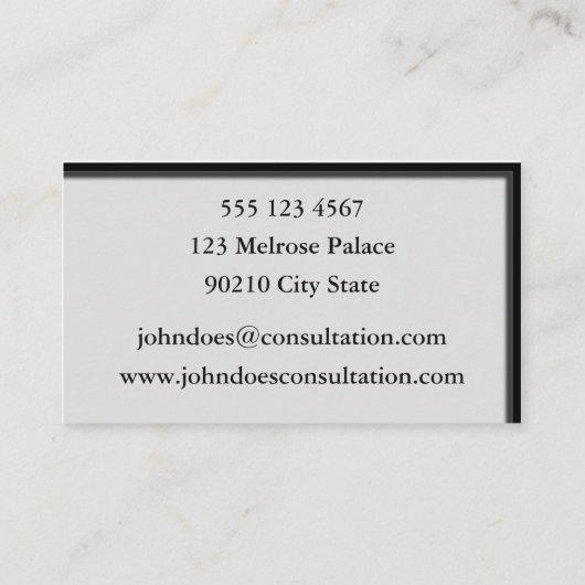 私をNots |の名刺|の3D効果忘れて下さい 名刺 (裏面)