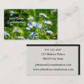 私をNots |の名刺|の3D効果忘れて下さい 名刺 (正面/裏面)