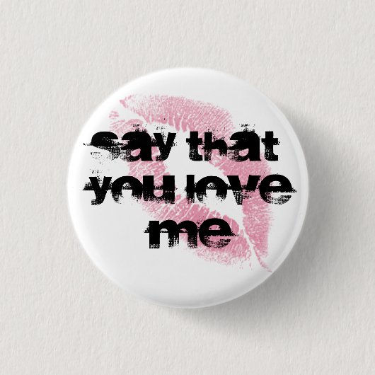 私をPin愛して下さい 缶バッジ (正面)