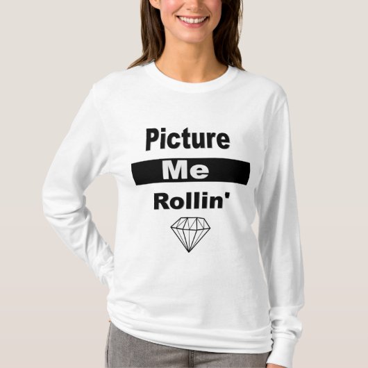 私をRollin描いて下さい Tシャツ (正面)