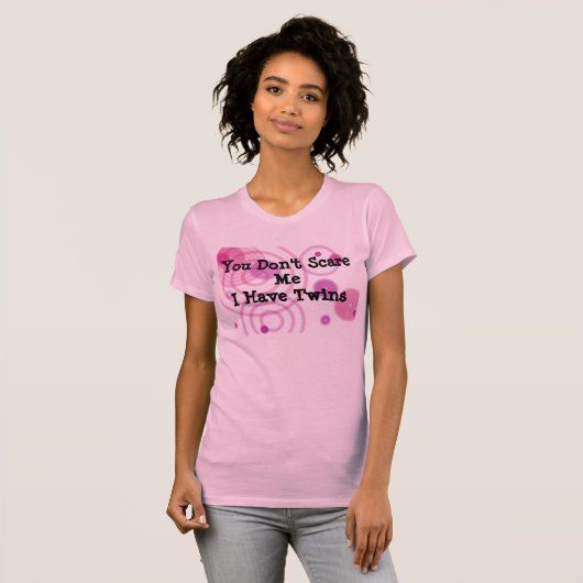 私をTシャツおびえさせません Tシャツ (正面フル)