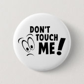 私をtouchしないで、私にナイエアンをラーク、ブリフヴァン私のaf 缶バッジ (正面)