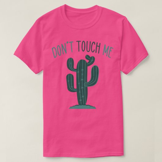 私をTouchしない Tシャツ (デザイン正面)