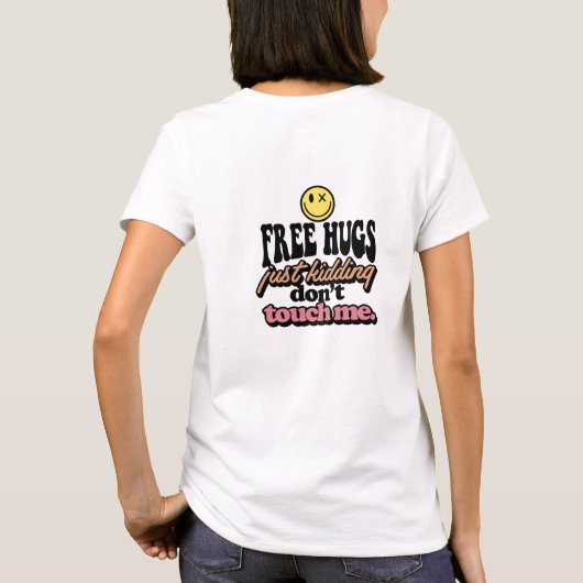 私をtouchしない tシャツ (裏面)