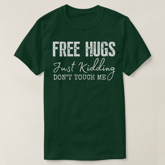 私をTouchしない Tシャツ (デザイン正面)