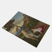 私をTouchしない(Tititian) ドアマット (アングル)