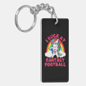 私アット吸ファンタジーサッカー負けトロフィーUnicorn キーホルダー (正面左)