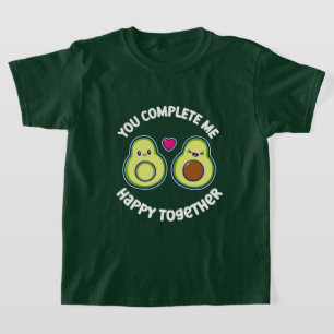 私アボカドを一緒に幸せにする Tシャツ