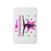 私インスパイアは体操デザインが大好き バスマット (正面縦)