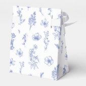 私エレガントがブライダルシャワーする前に何か青 フェイバーボックス (裏面サイド)