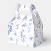 私エレガントがブライダルシャワーする前に何か青 フェイバーボックス (裏面サイド)