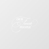 私エレガントたちお気に入りのの人結婚々の鏡デカール ウィンドウサイン (シート)