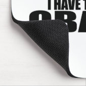 、私オバマを取らなければなりませんすぐにもどって来て下さい マウスパッド (コーナー)