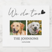 私カスタムたちは愛想が尽き結婚ない スパークリングワインラベル (シングルラベル)