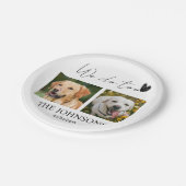 私カスタムたちは愛想が尽き結婚ない ペーパープレート (アングル)