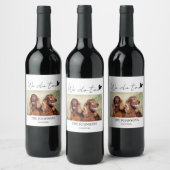 私カスタムたちは愛想が尽き結婚ない ワインラベル (ボトル)