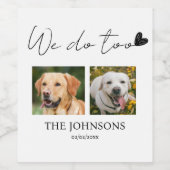 私カスタムたちは愛想が尽き結婚ない ワインラベル (シングルラベル)