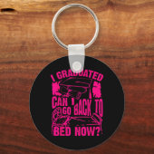 私カッコいいは今すぐベッドに戻って卒業G キーホルダー (正面)