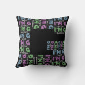 私カッコいいはGの両面ピロー クッション (裏面)