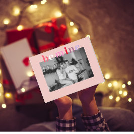 私カラフルのものだ |カップルの写真 |バレンタインのポスト ポストカード