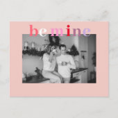 私カラフルのものだ |カップルの写真 |バレンタインのポスト ポストカード (正面)